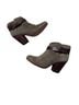 Rag & Bone 100% Suede Solid Green Brown Ankle Boots Size EU 39 - photo 1