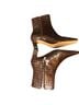 Ann Taylor 100% Leather Animal Print Brown Ankle Boots Size 7 - photo 1