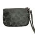 Coach 100% Canvas Jacquard Black Wristlet One size - photo 2