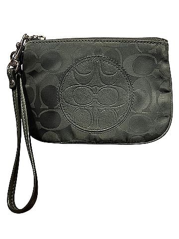 Coach Coach signature gray/charcoal Wristlet (view 1)