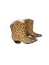 Schutz Animal Print Black Brown Ankle Boots Size 6 - photo 1