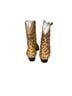 Schutz Animal Print Black Brown Ankle Boots Size 6 - photo 2