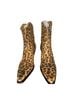 Schutz Animal Print Black Brown Ankle Boots Size 6 - photo 5