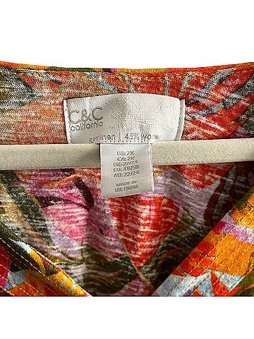 C&C California Short Sleeve Blouse (view 2)