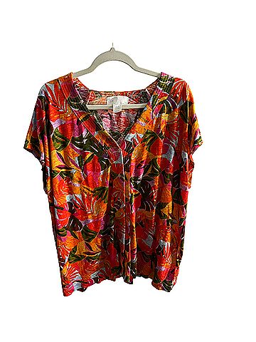 C&C California Short Sleeve Blouse (view 1)