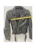 G-Star 100% Lambskin 100% Cotton 100% Polyester Gray Leather Jacket Size S - photo 12