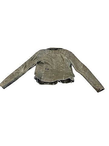 G-Star Lara Cropped Leather Jacket (view 2)