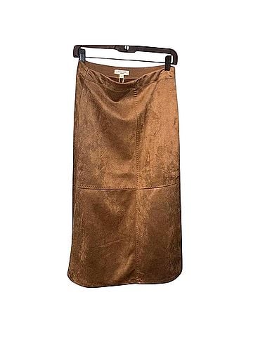 Max Studio Faux Leather Skirt (view 1)