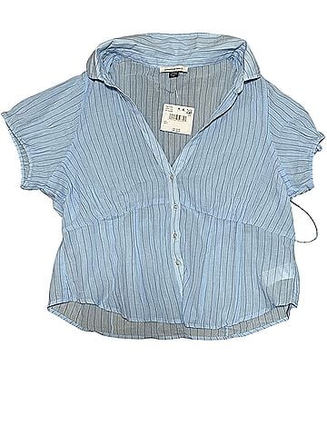 American Eagle Outfitters Short Sleeve Button-Down Shirt (view 1)