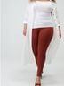 Torrid Solid Brown Leggings Size 3X - photo 9
