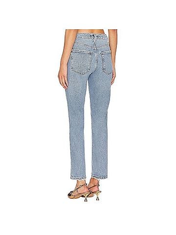 AGOLDE Riley High Rise Straight Crop Jeans (view 2)