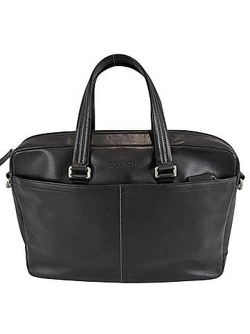 Coach COACH Bag F70670 Black Leather Men's Handbag (view 1)
