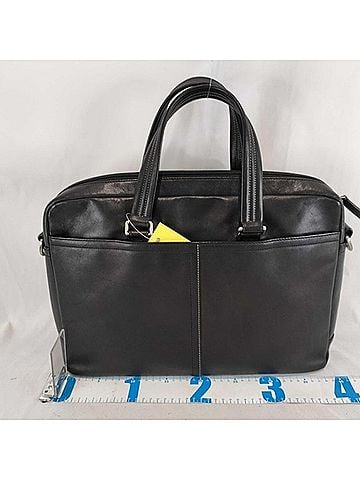 Coach COACH Bag F70670 Black Leather Men's Handbag (view 2)