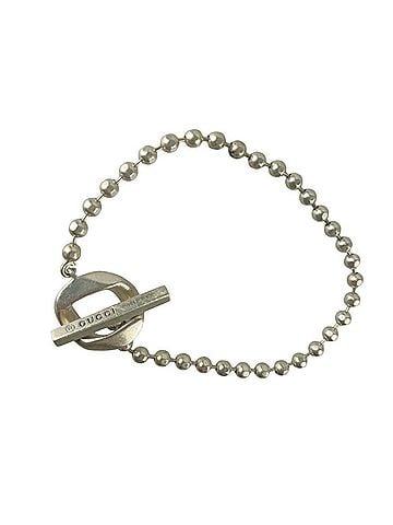 Gucci GUCCI Bracelet, Ball Chain, Silver, Ag925, Toggle Closure, Men's &amp; Women's (view 1)