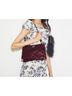 Tory Burch Burgundy Leather Clutch One size - photo 5