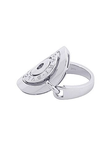 Bvlgari BVLGARI Astrale Cerchi Ring, 18KWG White Gold, Ring Size Approx. 1, (view 2)