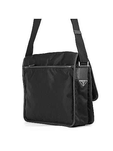 Prada Prada shoulder bag, handbag, nylon, PRADA black, (view 2)