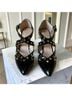 Adrienne Vittadini 100% Patent Leather Black Gold Heels Size 7 1/2 - photo 7