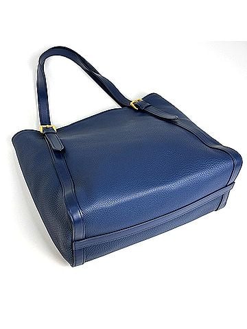 Prada Prada PRADA Tote Bag Leather Blue 1BG064 Women's (view 2)