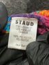 STAUD 100% Polyester Color Block Orange Staud Pullover Sweater Size S - photo 7