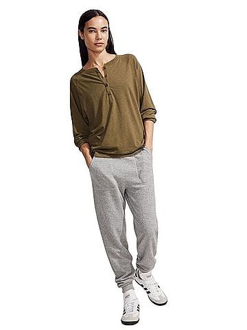 Madewell MWL Henley Long-Sleeve Tee Long Sleeve Henley (view 1)