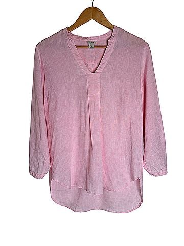 L.L.Bean Linen Tunic Long Sleeve Blouse (view 1)