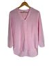 L.L.Bean 100% Linen Pink Long Sleeve Blouse Size S - photo 1