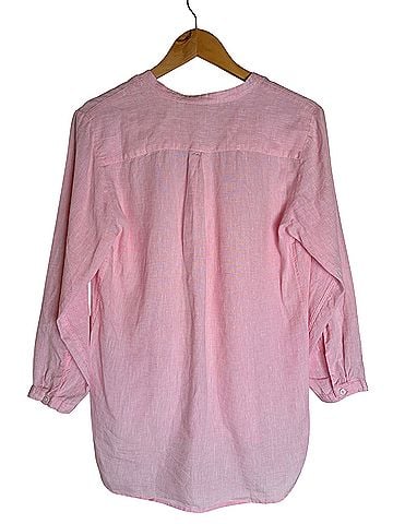 L.L.Bean Linen Tunic Long Sleeve Blouse (view 2)