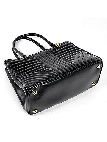 Prada Prada PRADA 2-way leather handbag, Nero (black), 1BA863, women's. (view 2)