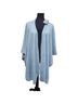 Neiman Marcus 100% Cashmere Blue Poncho One size - photo 1