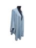 Neiman Marcus 100% Cashmere Blue Poncho One size - photo 6