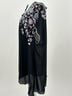 Johnny Was 100% Cupramonium Floral Black Pink Short Sleeve Blouse Size XL - photo 4