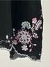 Johnny Was 100% Cupramonium Floral Black Pink Short Sleeve Blouse Size XL - photo 9