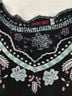 Johnny Was 100% Cupramonium Floral Black Pink Short Sleeve Blouse Size XL - photo 12