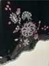 Johnny Was 100% Cupramonium Floral Black Pink Short Sleeve Blouse Size XL - photo 8