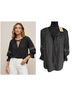 Ramy Brook 100% Polyester Black Blouse Size S - photo 4