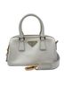 Prada 100% Leather White PRADA Saffiano Handbag White One size - photo 1