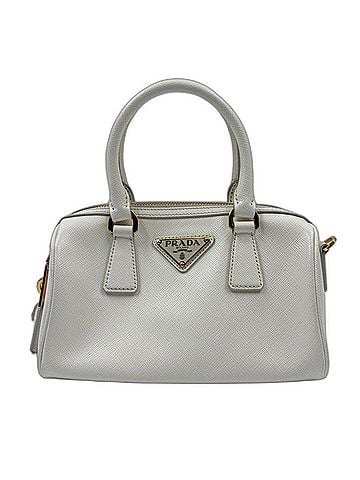 Prada PRADA Saffiano Handbag White (view 2)