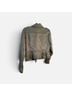 BB Dakota Gray Faux Leather Jacket Size L - photo 4