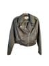 BB Dakota Gray Faux Leather Jacket Size L - photo 1