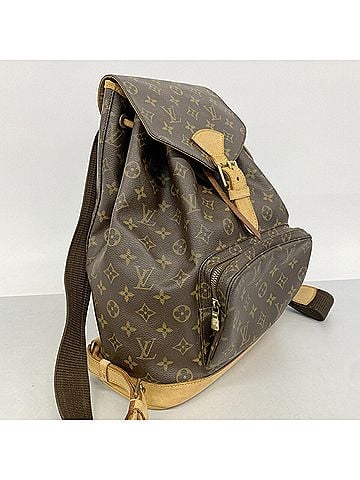 Louis Vuitton Louis Vuitton Monogram Montsouris GM Backpack/Daypack M51135 Brown (Women's) (view 2)