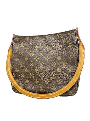 Louis Vuitton Louis Vuitton Monogram Looping MM Shoulder Bag M51146 Brown Women's (view 1)