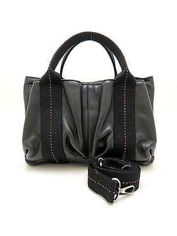 Hermès HERMES Caravan Horizontal PM Shoulder Bag/Handbag, Veau Delma Black, Men's/Women's, 353507 (view 1)