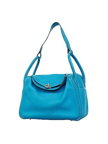 Hermès Hermes Lindy 30 Evercolor Blue Zanzibar Handbag, A Stamp, 2-way Bag for Women, OP016237 (view 1)