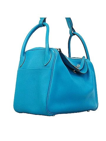 Hermès Hermes Lindy 30 Evercolor Blue Zanzibar Handbag, A Stamp, 2-way Bag for Women, OP016237 (view 2)