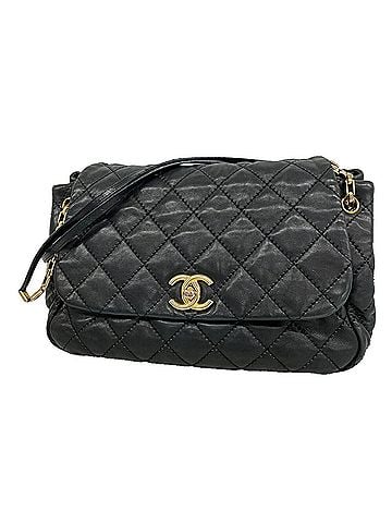 Chanel Chanel Shoulder Bag, Wild Stitch Chain Shoulder, Leather, Black, Women's OP015296 (view 1)