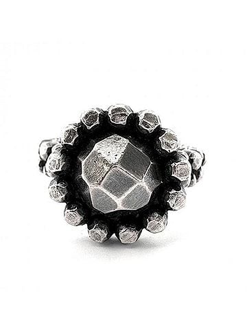 Bottega Veneta Bottega Veneta ring, SV925, flower motif, size #15, silver. (view 2)