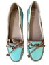 Jack Rogers Blue White Flats Size 7 1/2 - photo 1