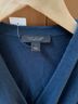 Ann Taylor 100% Merino Blue Pullover Sweater Size S - photo 3
