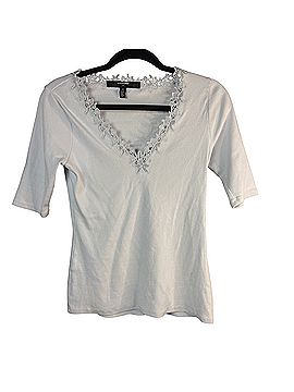 White House Black Market Short Sleeve Blouse (view 1)
